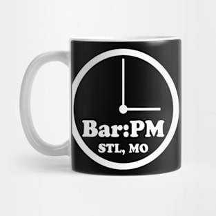 BarPM White Logo Mug